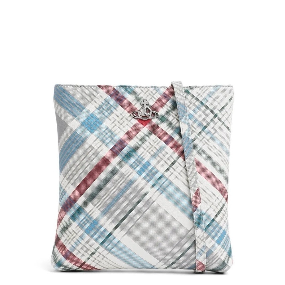Vivienne Westwood Squire Square Crossbody Madras Tartan Check